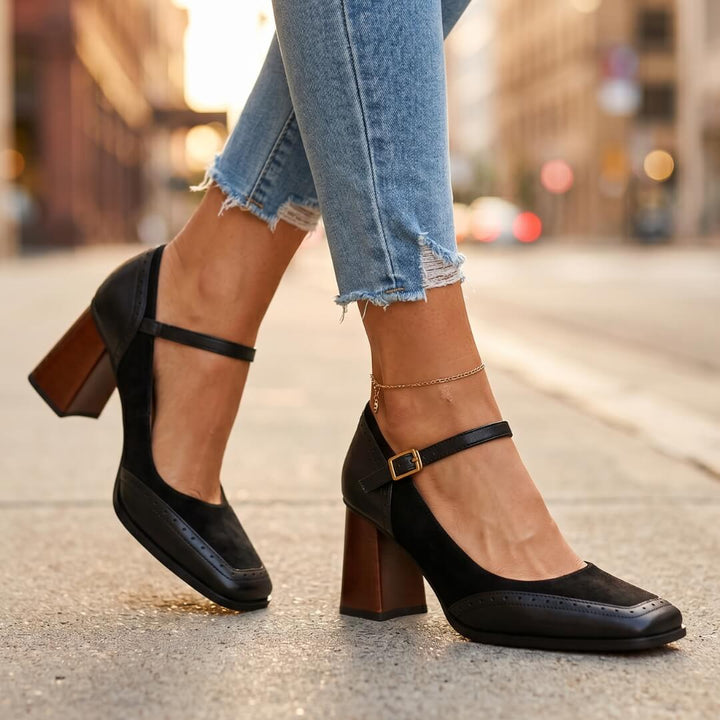 Aurelia Leather Heels