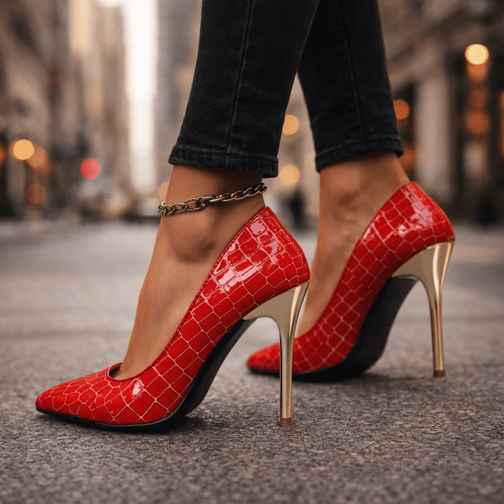 Aurea Gold Heels