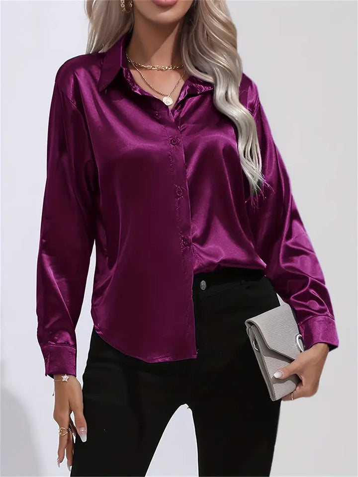 Serena™ Satin Flow Blouse