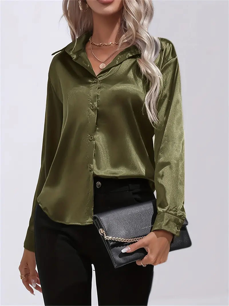Serena™ Satin Flow Blouse