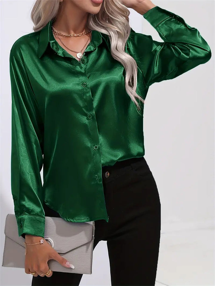 Serena™ Satin Flow Blouse