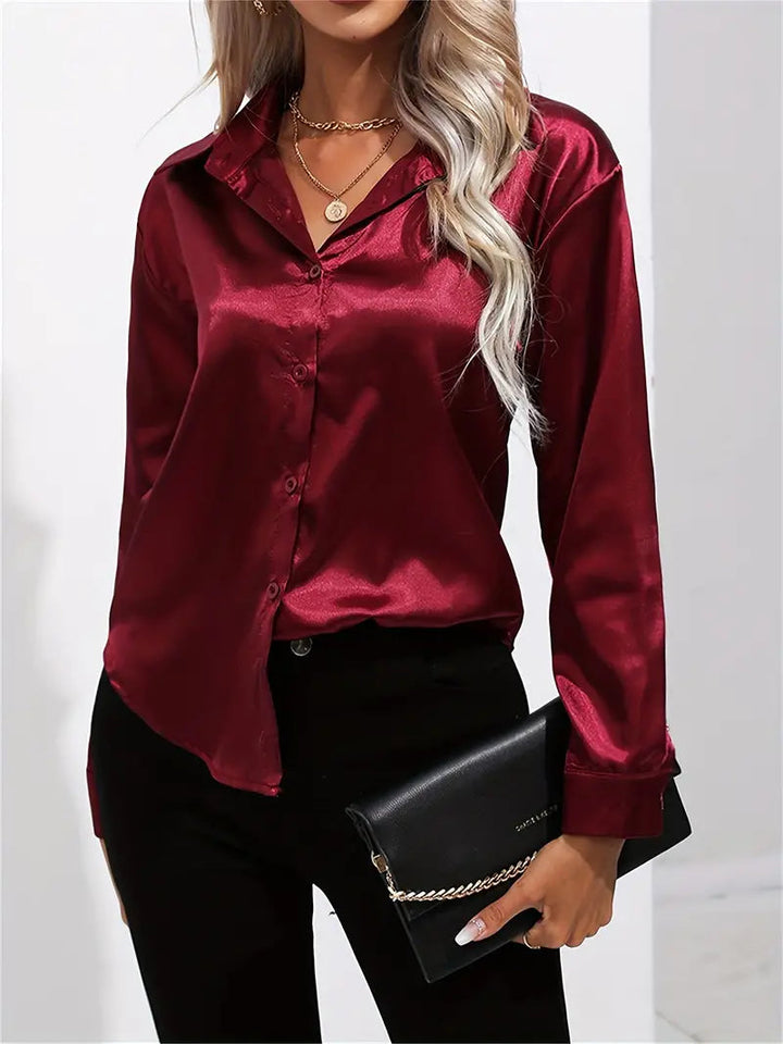 Serena™ Satin Flow Blouse