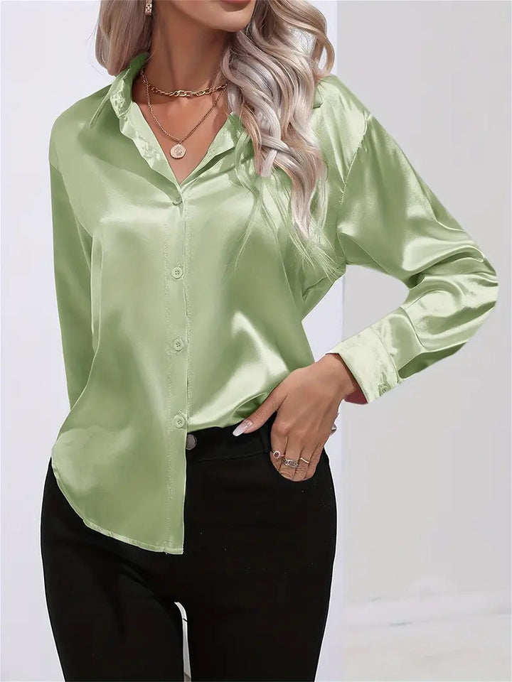 Serena™ Satin Flow Blouse