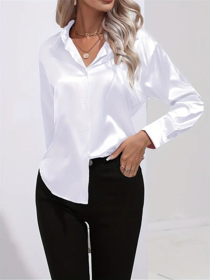 Serena™ Satin Flow Blouse