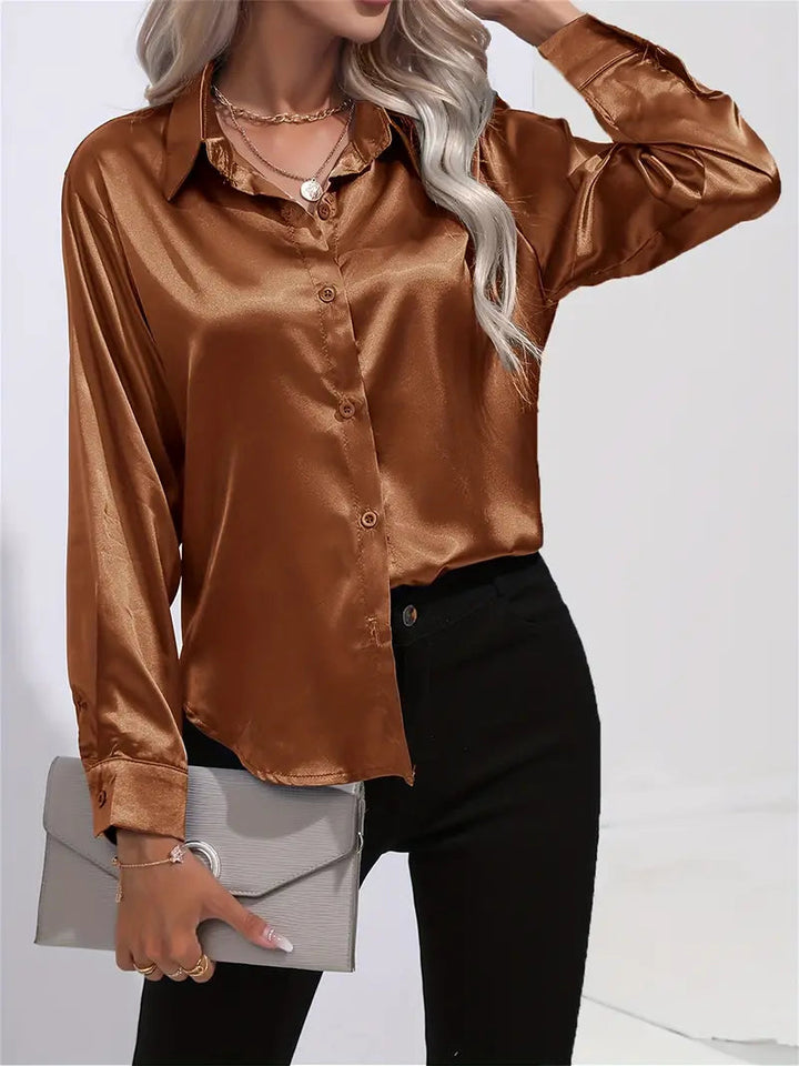 Serena™ Satin Flow Blouse