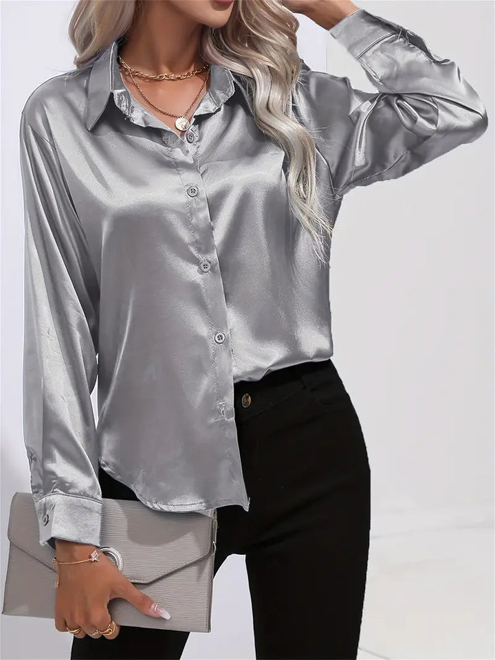 Serena™ Satin Flow Blouse