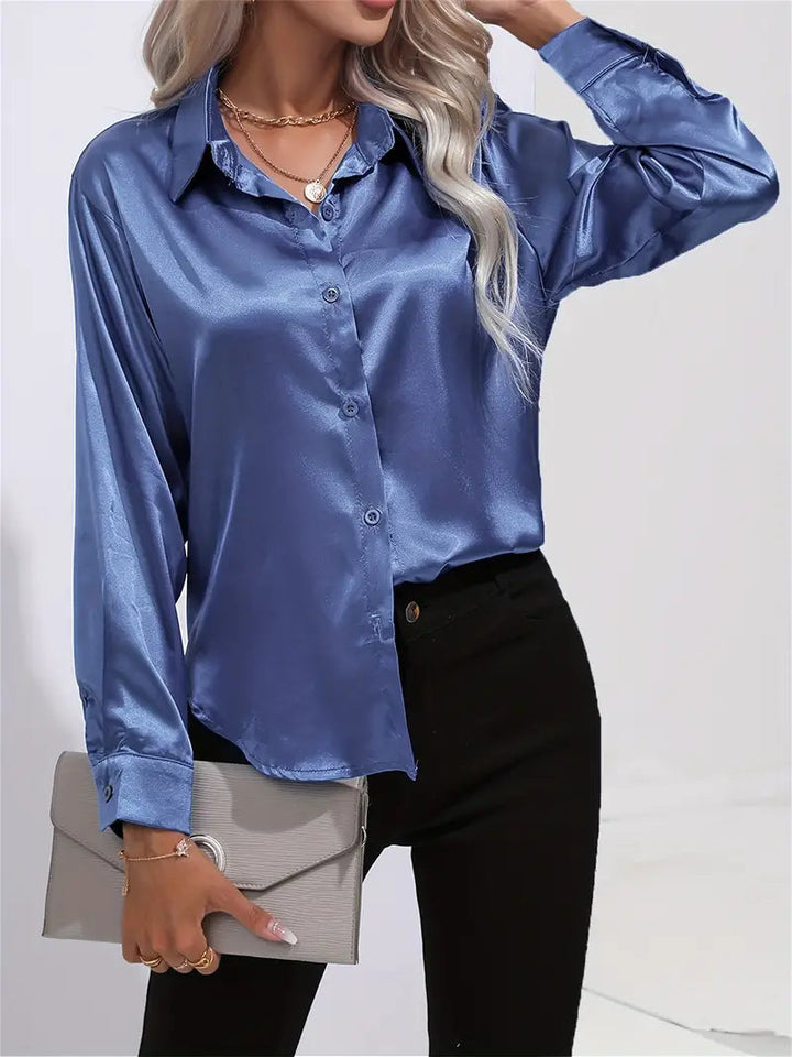 Serena™ Satin Flow Blouse