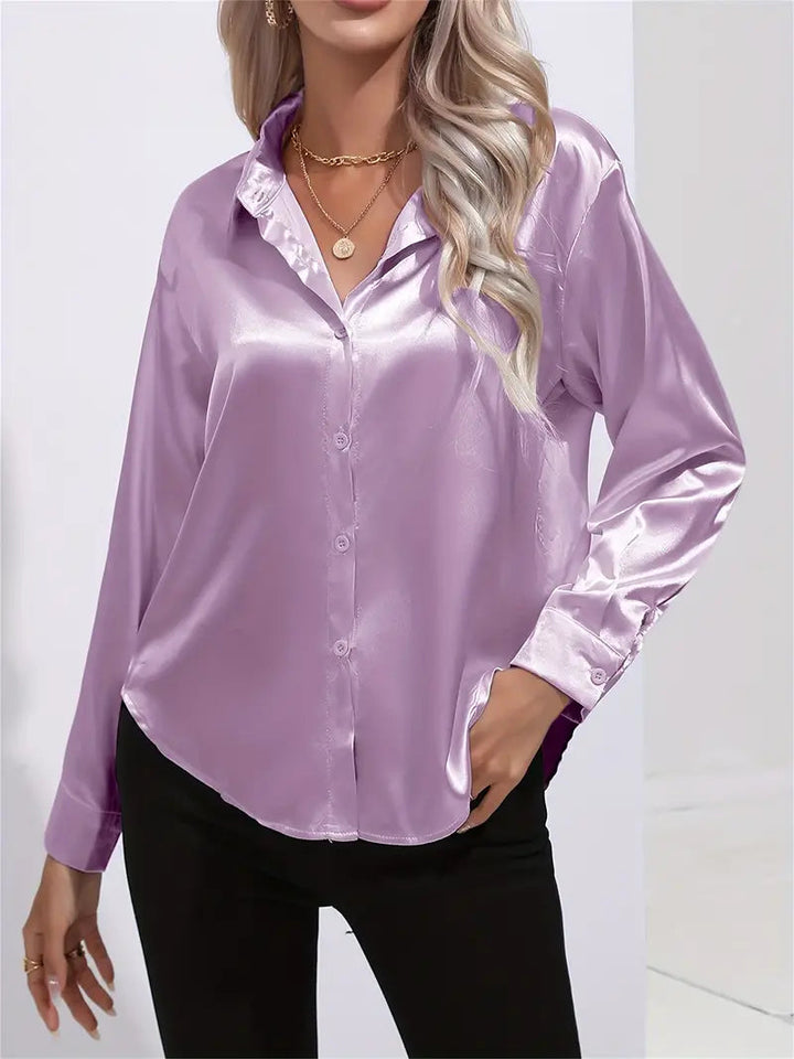 Serena™ Satin Flow Blouse