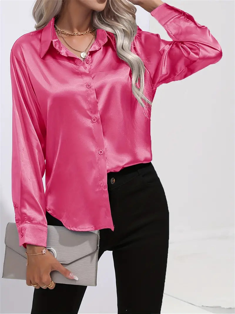 Serena™ Satin Flow Blouse