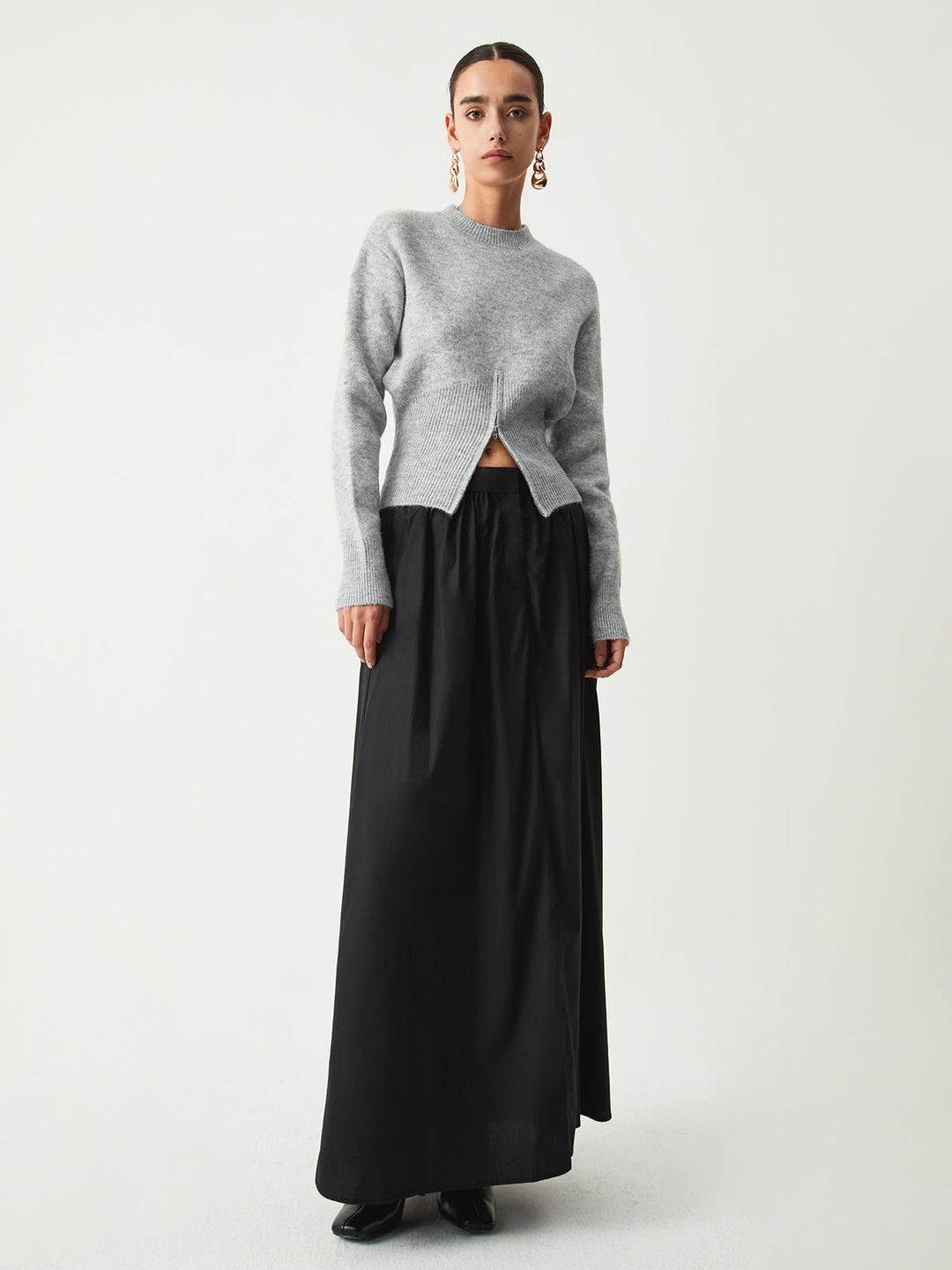 Half Zip Knit Sweater