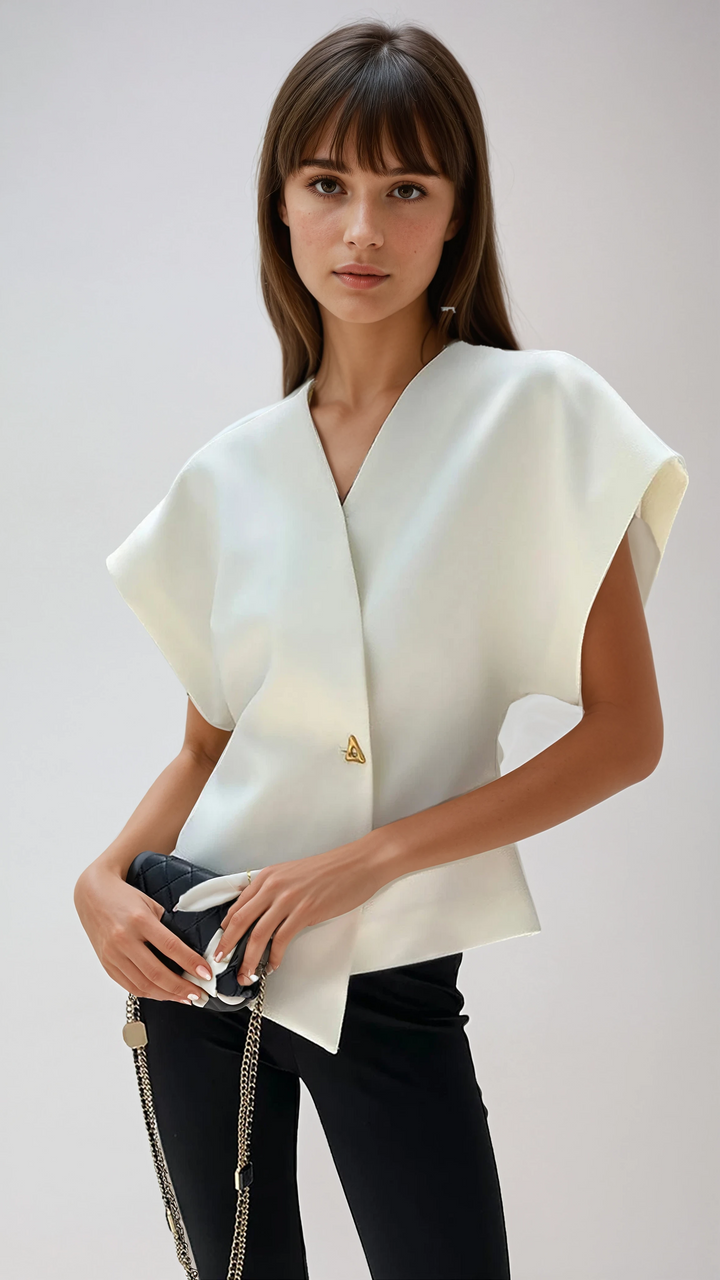 Nora™ Modern Button Blouse
