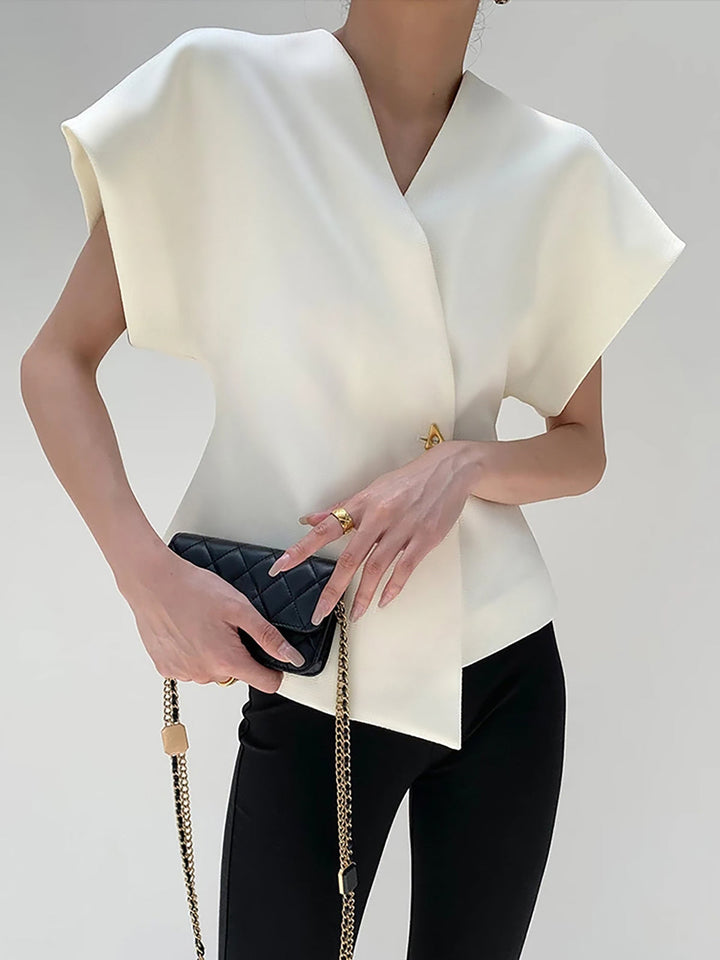 Nora™ Modern Button Blouse