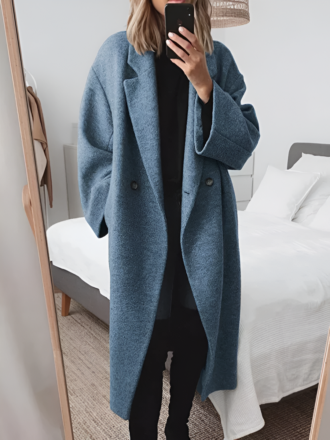 Women's Comfortable Wool Oversized Coat