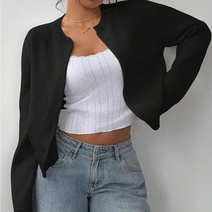 Clara™ Classic Button Cardigan