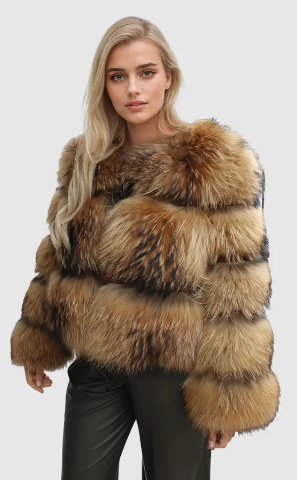 Elegant Faux Fur Women's Jacket