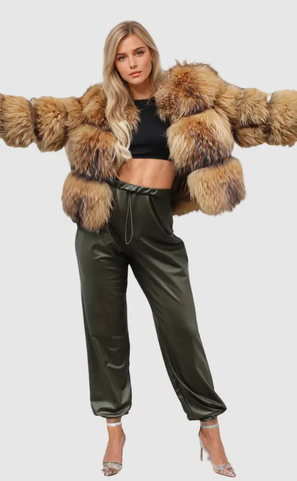 Elegant Faux Fur Women's Jacket