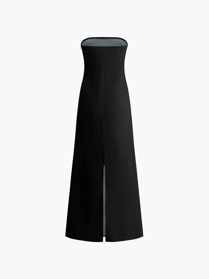 Calla Strapless Printed Summer Party Maxi Dress