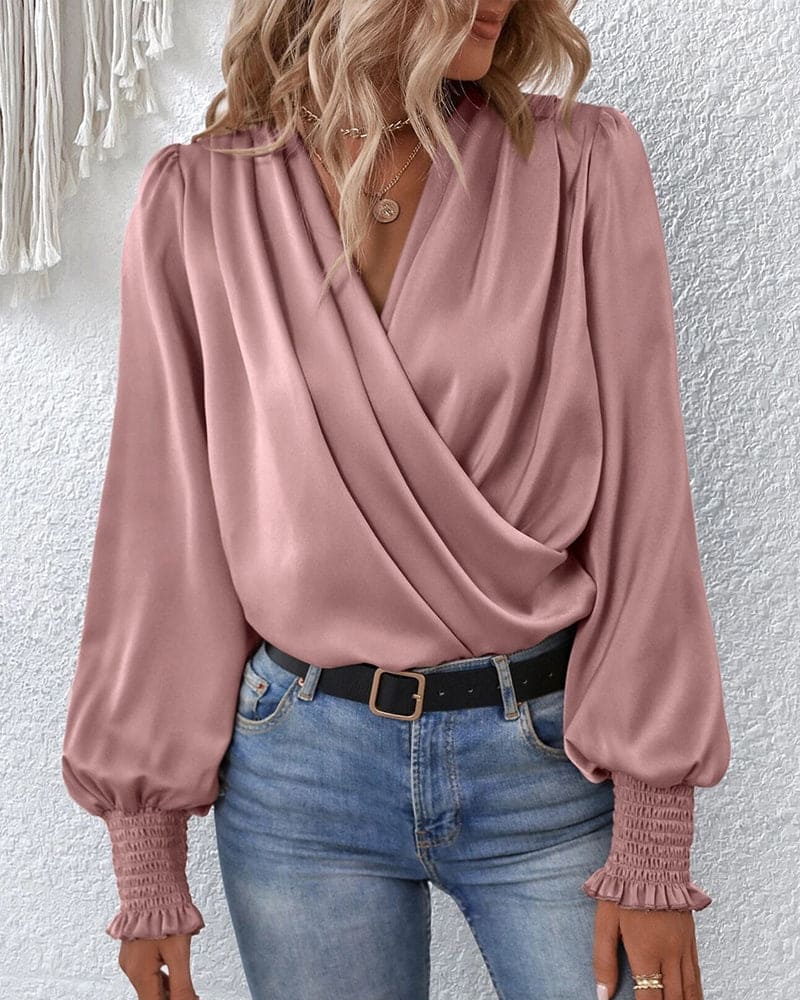 Monique™ Wrap Elegance Blouse