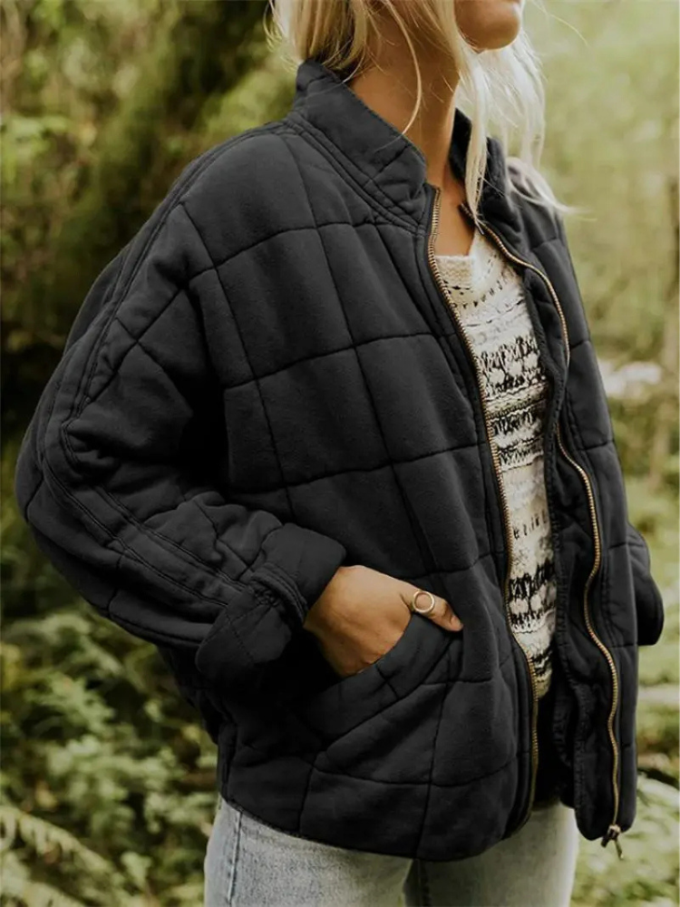 Oversized Transitional thickened women's jacket