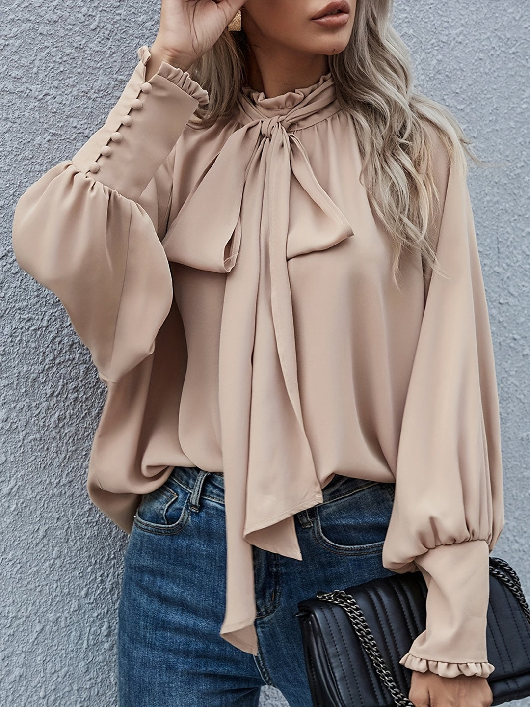 Estelle™ Tie Neck Blouse