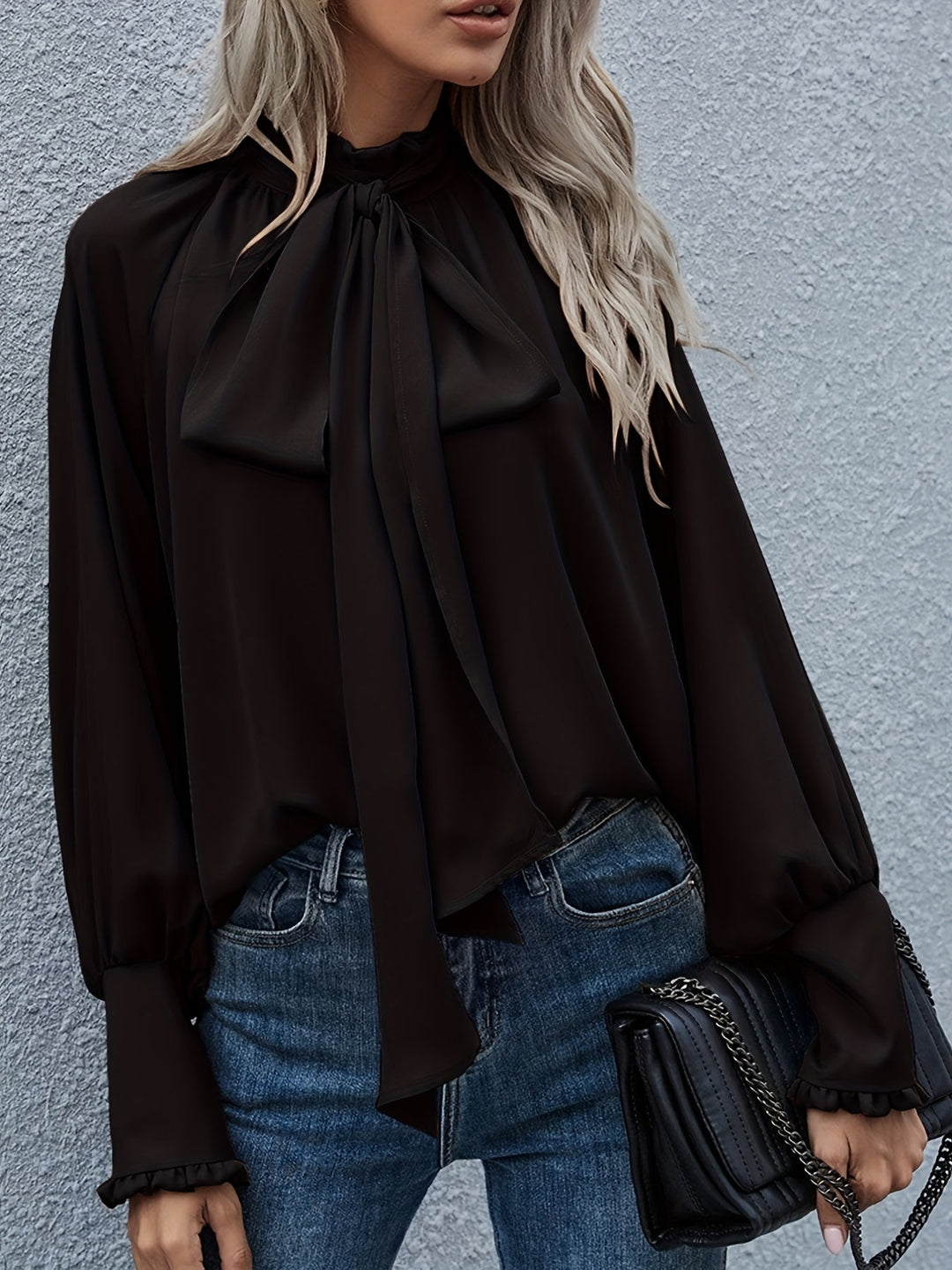 Estelle™ Tie Neck Blouse