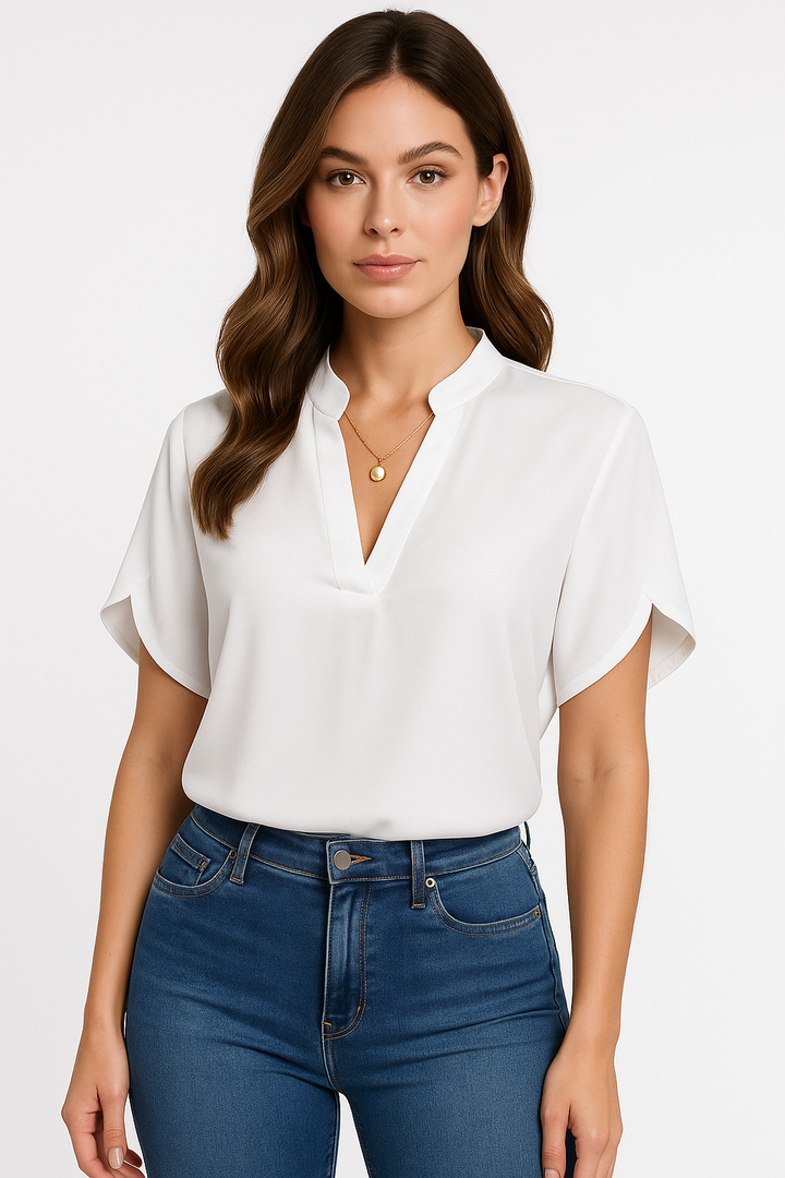 Lina™ Soft V-Neck Blouse