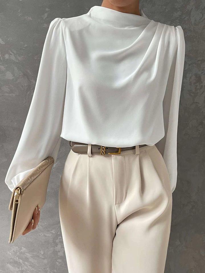 Helena™ Draped Sleeve Blouse