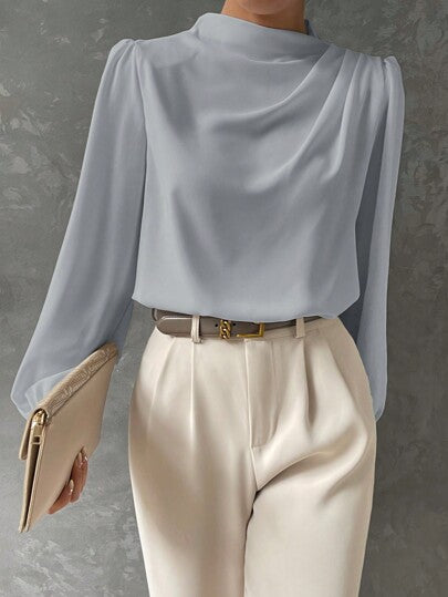 Helena™ Draped Sleeve Blouse