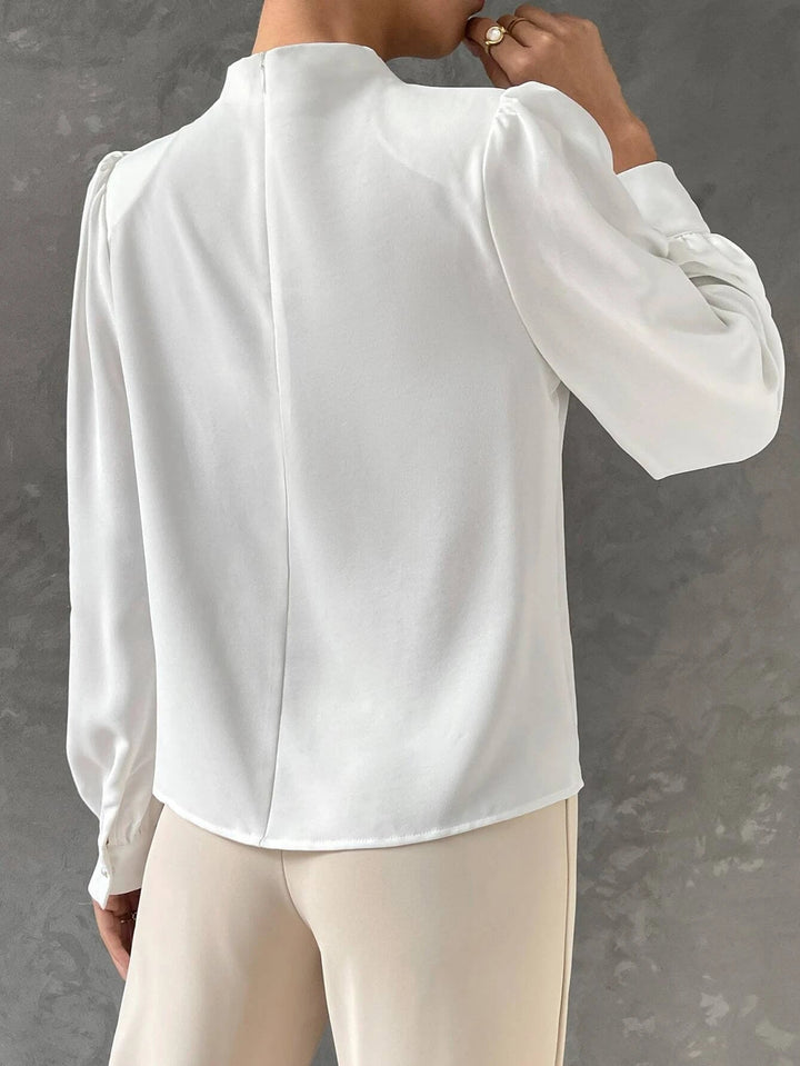 Helena™ Draped Sleeve Blouse