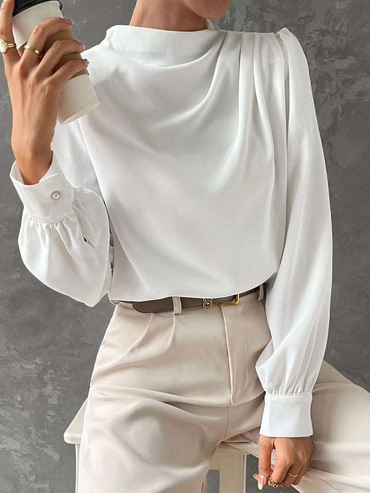 Helena™ Draped Sleeve Blouse