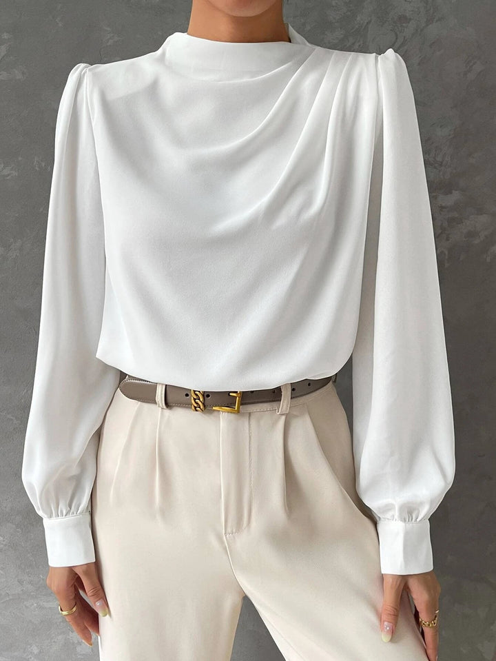 Helena™ Draped Sleeve Blouse