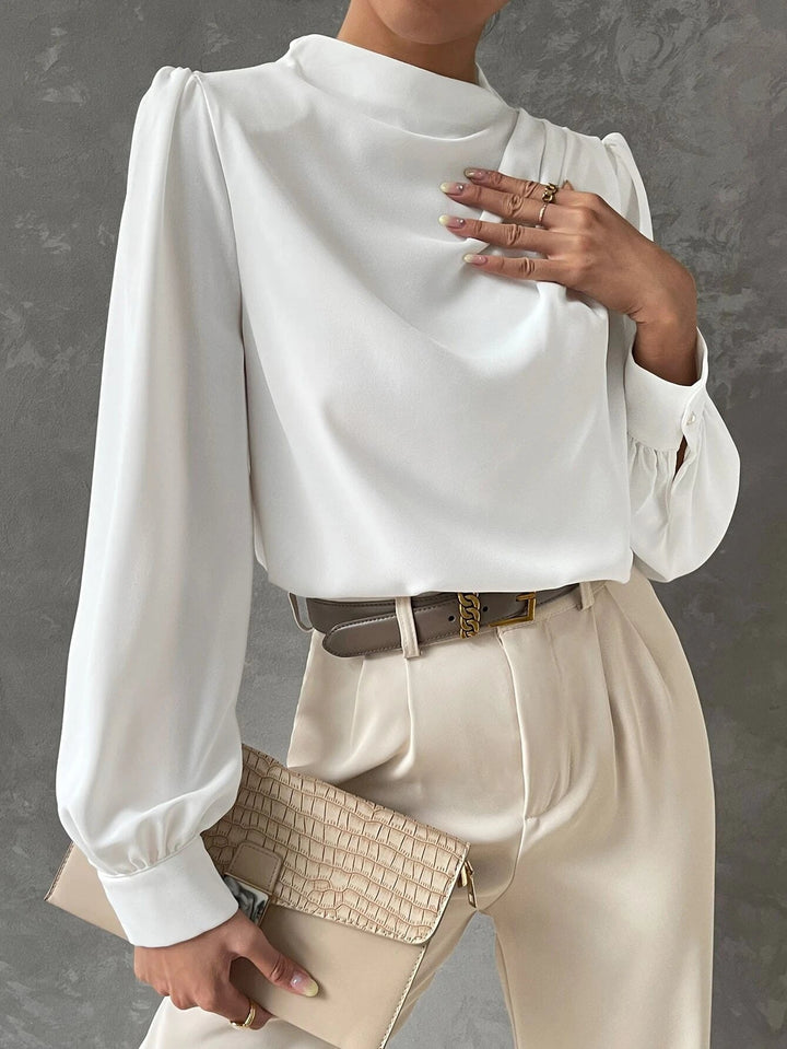 Helena™ Draped Sleeve Blouse