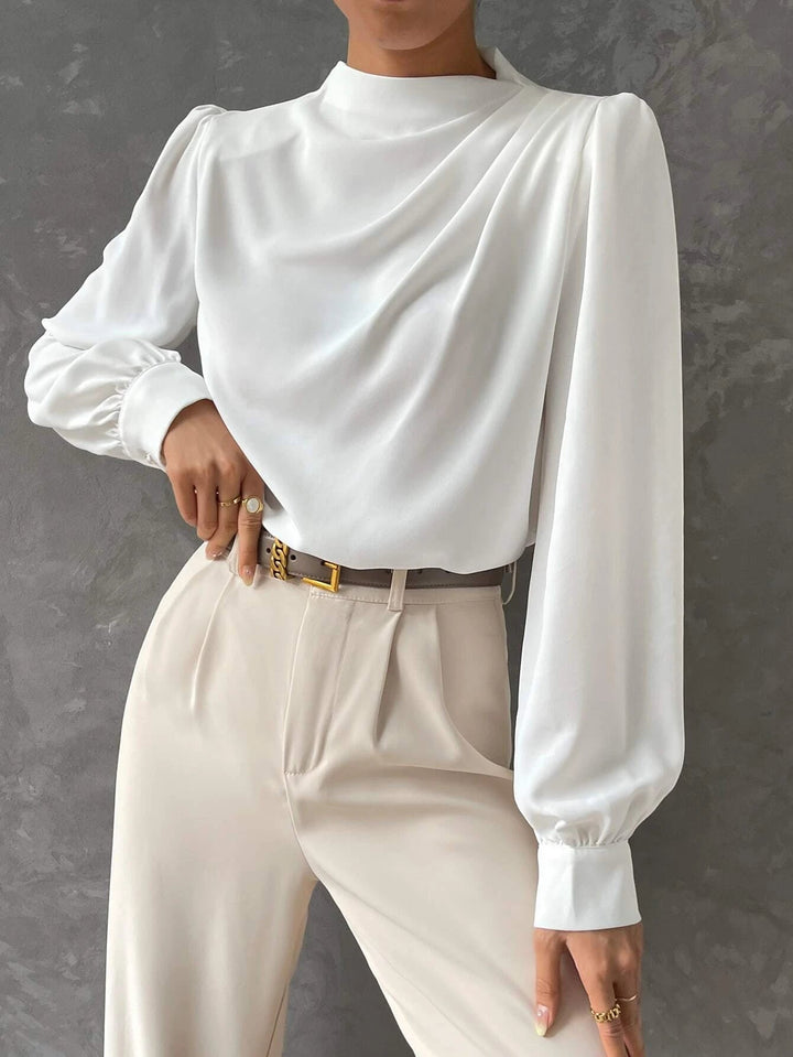 Helena™ Draped Sleeve Blouse