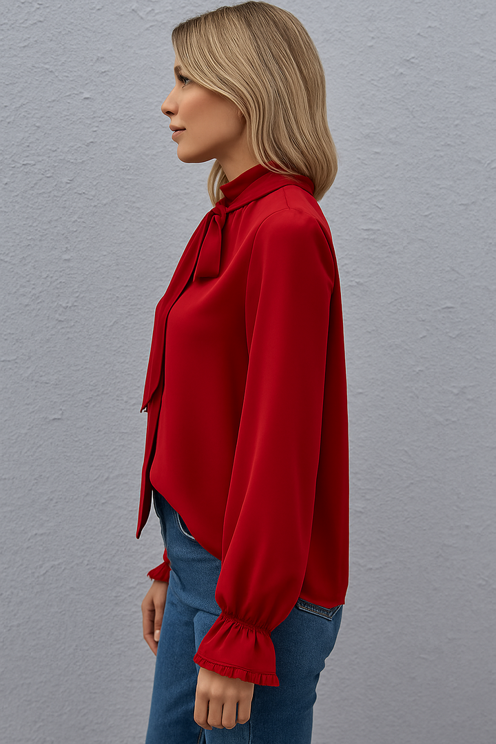 Estelle™ Tie Neck Blouse