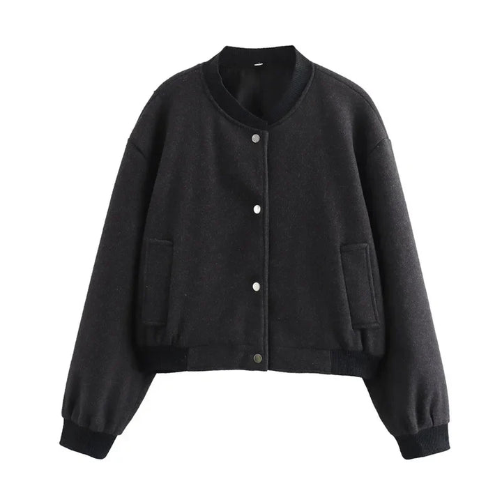 Women's Light Cropped Bomber Jacket