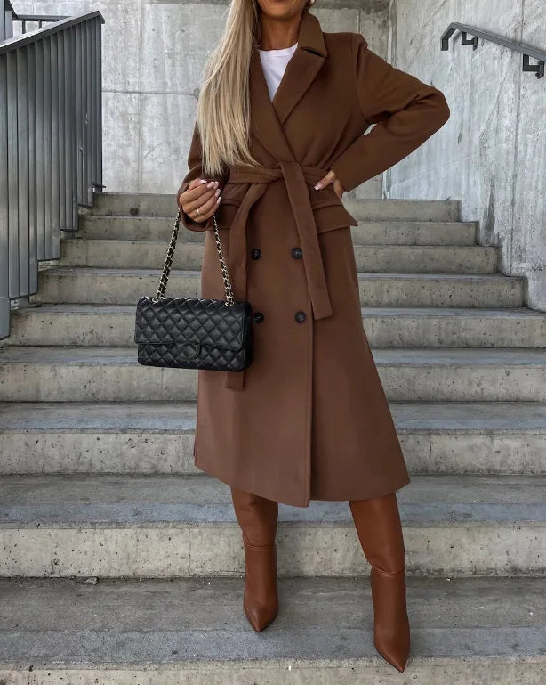 Women's Timeless Double-Breasted Coat