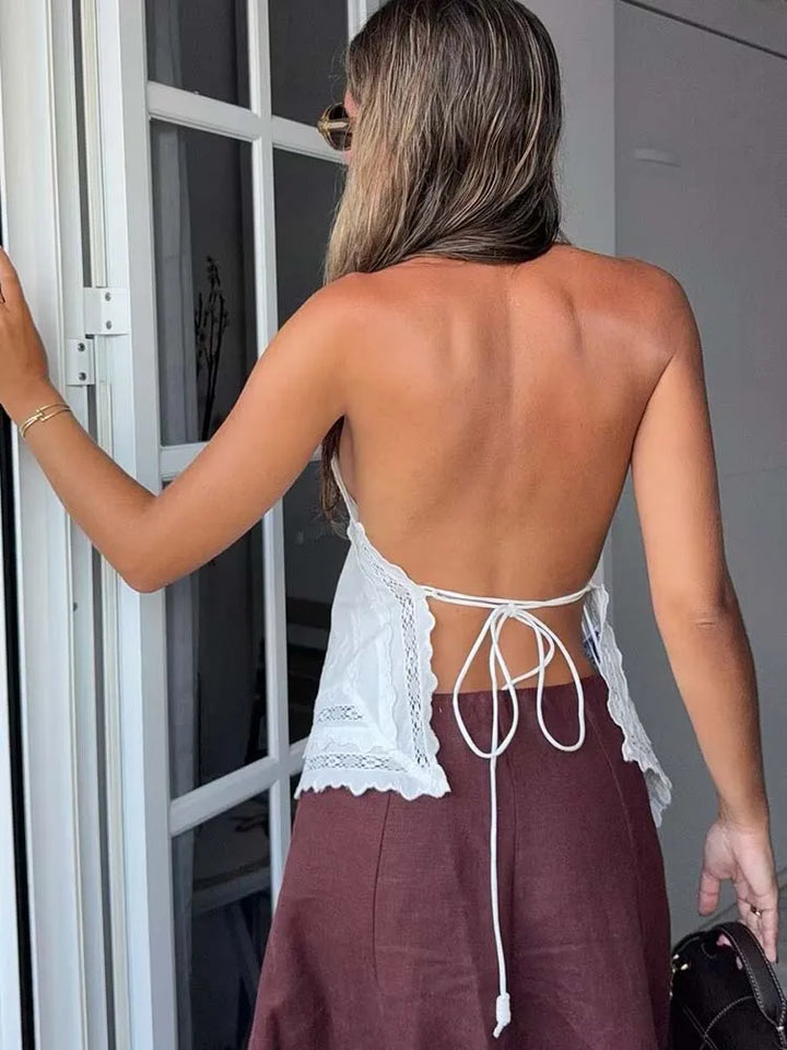Valentina™ Lace Statement Top