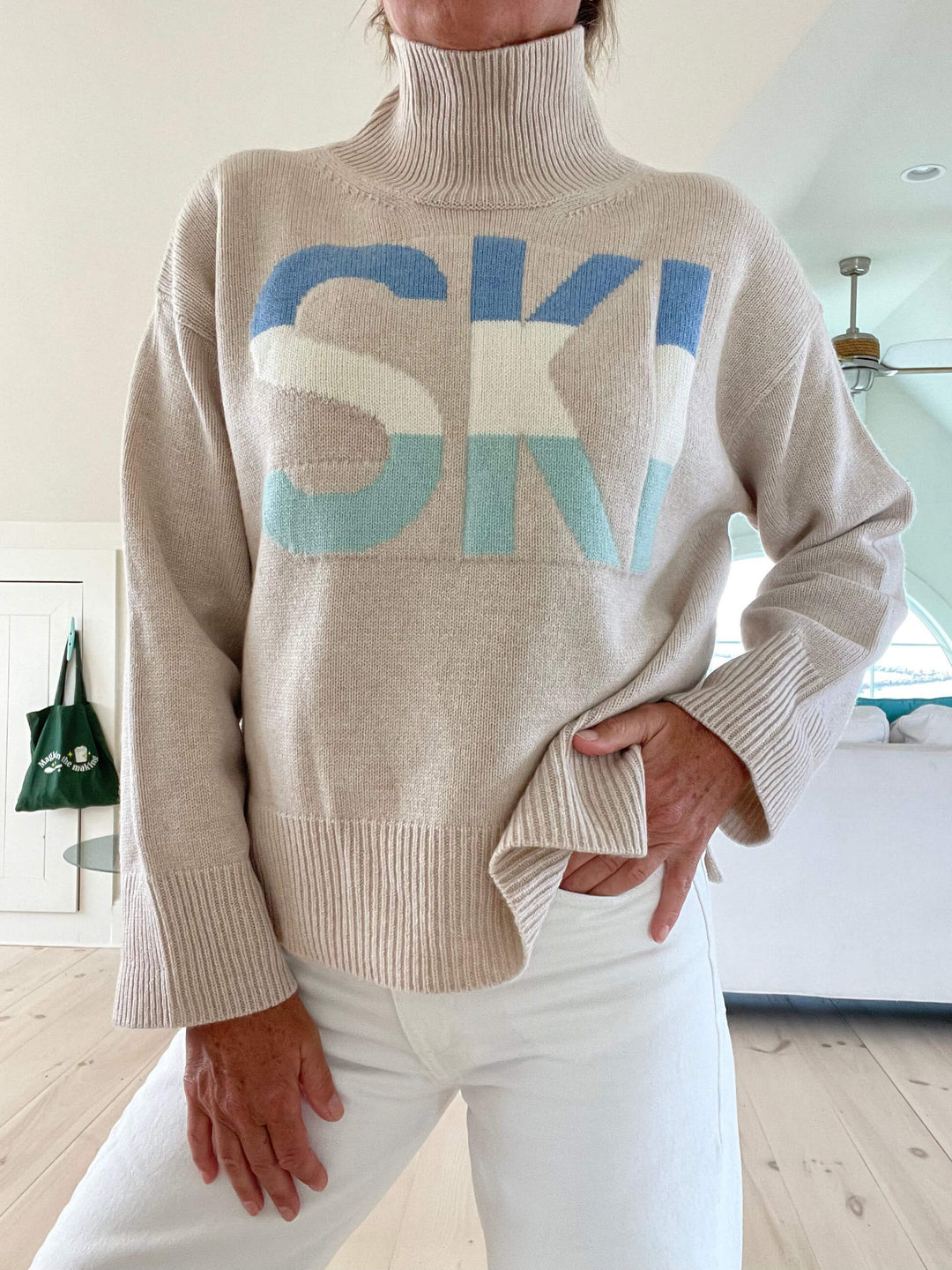Retro Turtleneck Ski Jumper