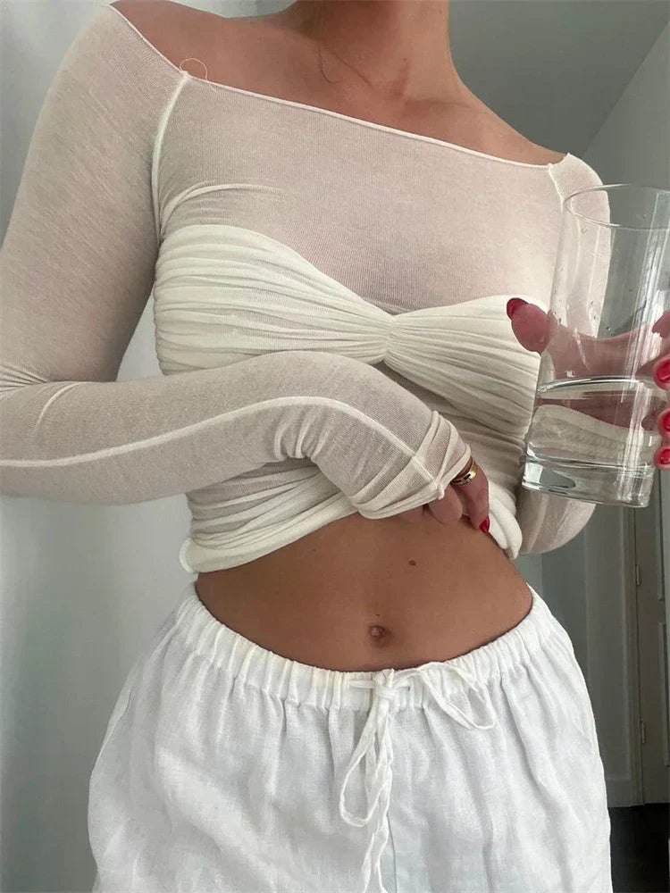 Kendall Sheer Mesh Top