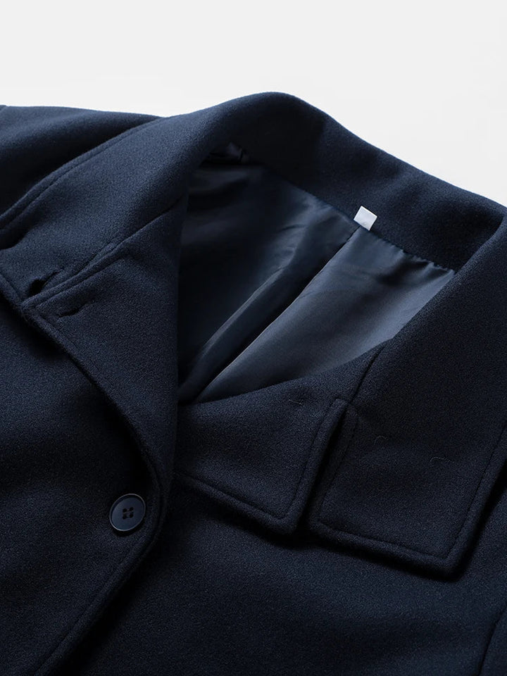 Stand Collar Women's Pea Coat