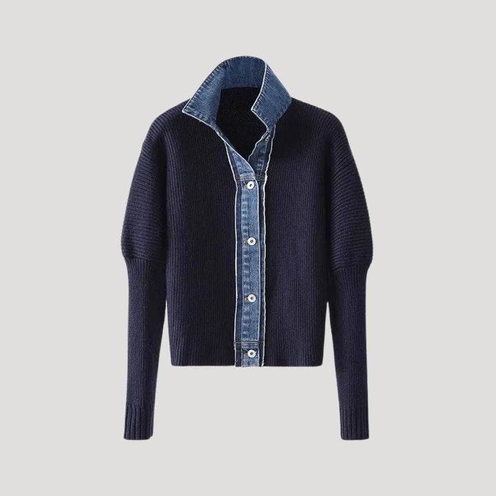 Marlowe™ Denim Detail Cardigan