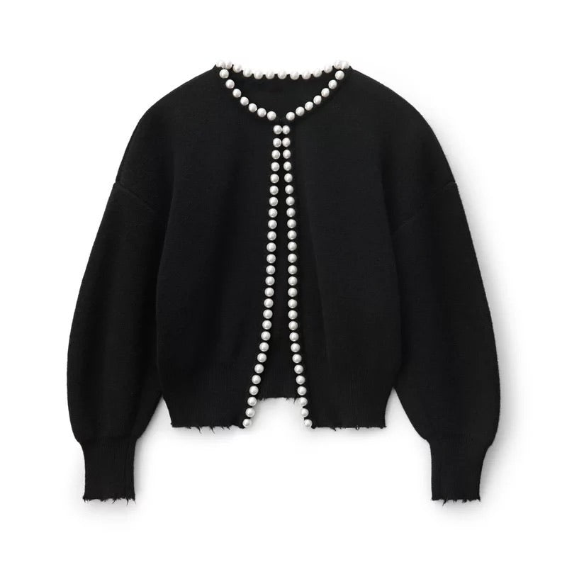 Adeline™ Pearl Trim Cardigan